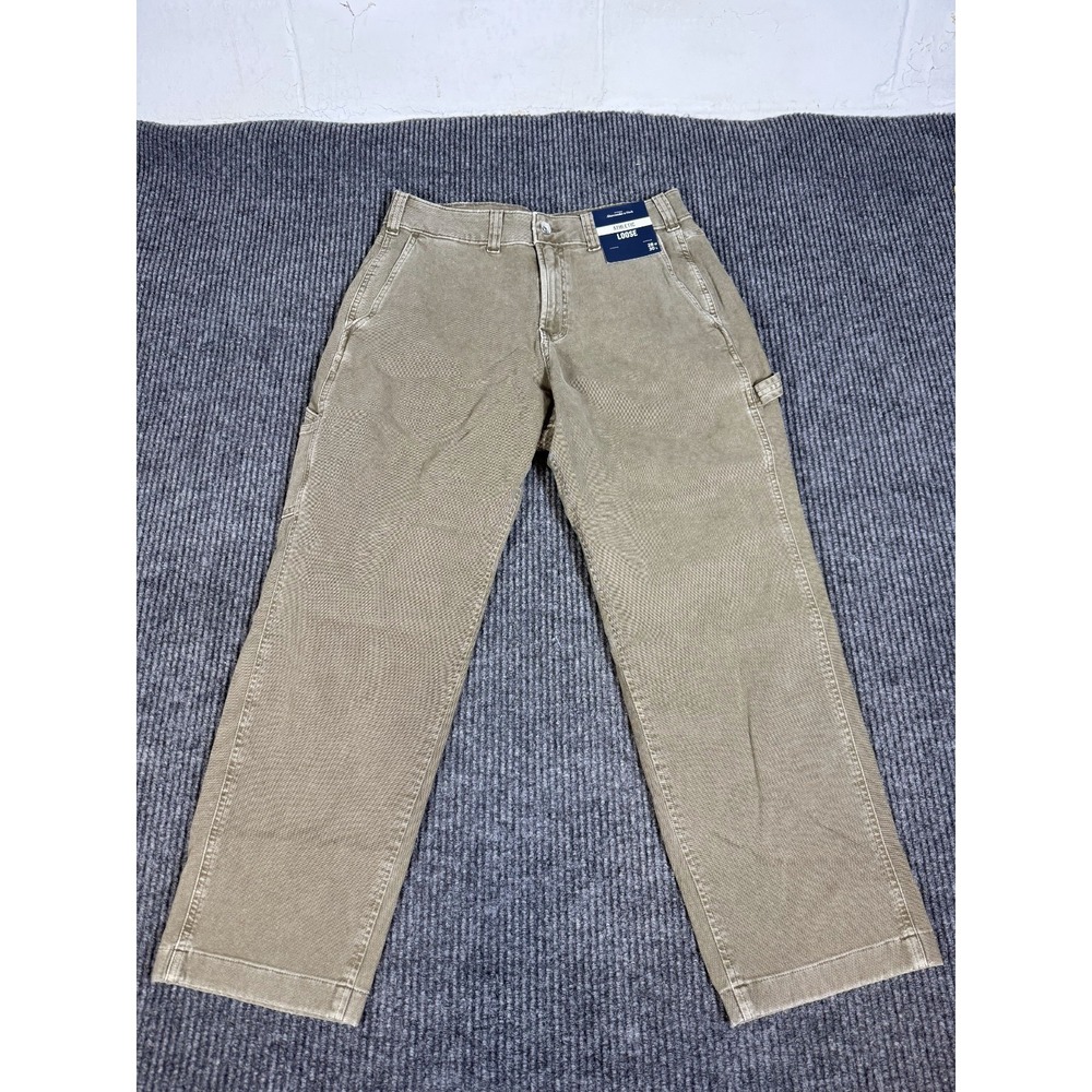 Abercrombie & And Fitch Athletic Loose Carpenter Pants Mens 28x30 Moss Baggy